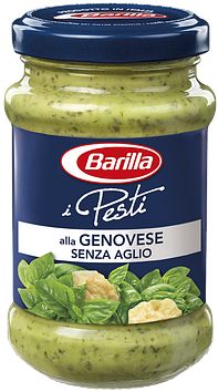                         Соус Pesto BARILLA alla Genovese senza Aglio, 190г, (12шт/ящ)