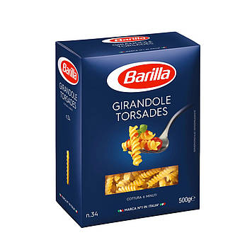 Макарони BARILLA 34 GIRANDOLE TORSADES, 500г, 12шт/ящ