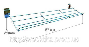 Полиця для взуття похила (997 мм)