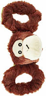 Jolly Pets TUG-A-MAL Monkey Dog Toy - Іграшка-пищалка Мавпочка для перетягування