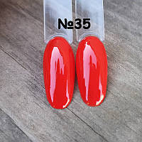 Гель лак для нігтів червоний червоний №35 8мл