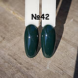 Гель лак для нігтів темно зелений №42 Sweet Nails 8мл, фото 2