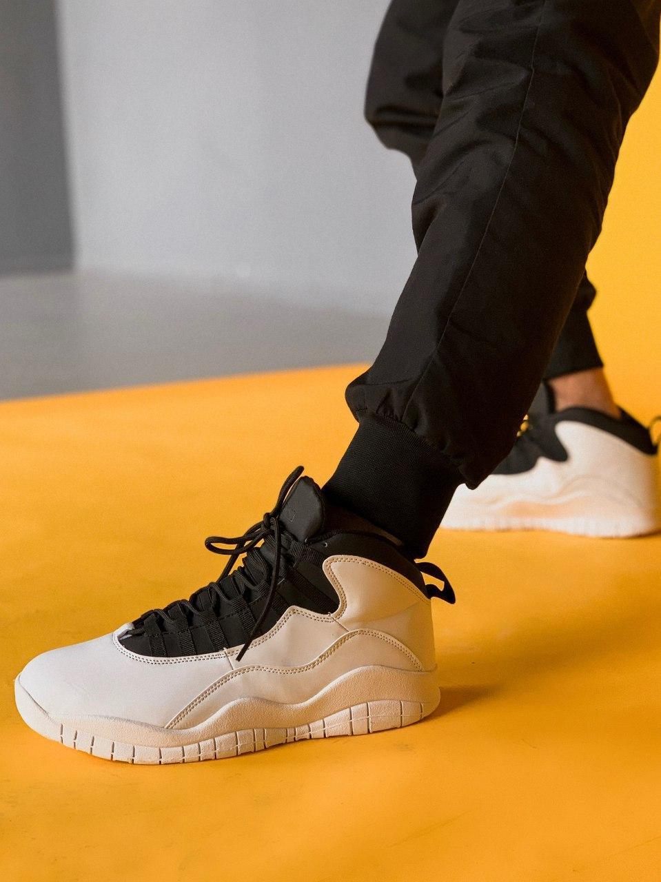 Кросівки чоловічі білі Air Jordan 10 (01739)