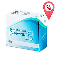 Контактные линзы PureVision 2 Bausch+Lomb 6 шт