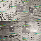 Цінник на гачок 70х40, цінник на торговий стелаж, цінникоутримувач, фото 2