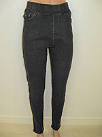 Стильные женские лосины джинси на меху ПолуБатал XL-4XL Ласточка