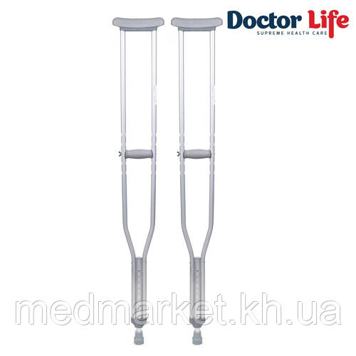 Милиці алюмінієві Doctor Life (114-134 см), фото 1
