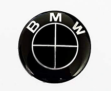 Эмблема БМВ (BMW) 82 мм Чорно-чорна значок для cE53 E60 E46 E36 E34 E90 E65 E66 E70 Значок капот багажник, фото 5