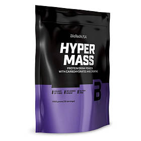 Гейнер BioTech Hyper Mass, 1 кг - Полуниця