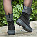 Чоботи черевики Жіночі зимові на повну широку ногу халяву великого розміру 40 41 42 43 44 45 46, фото 5