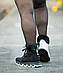 Черевики чоботи жіночі зимові шкіряні чорні на повну широку ногу великого розміру 40 41 42 43 44(код:М-5306-7М), фото 8