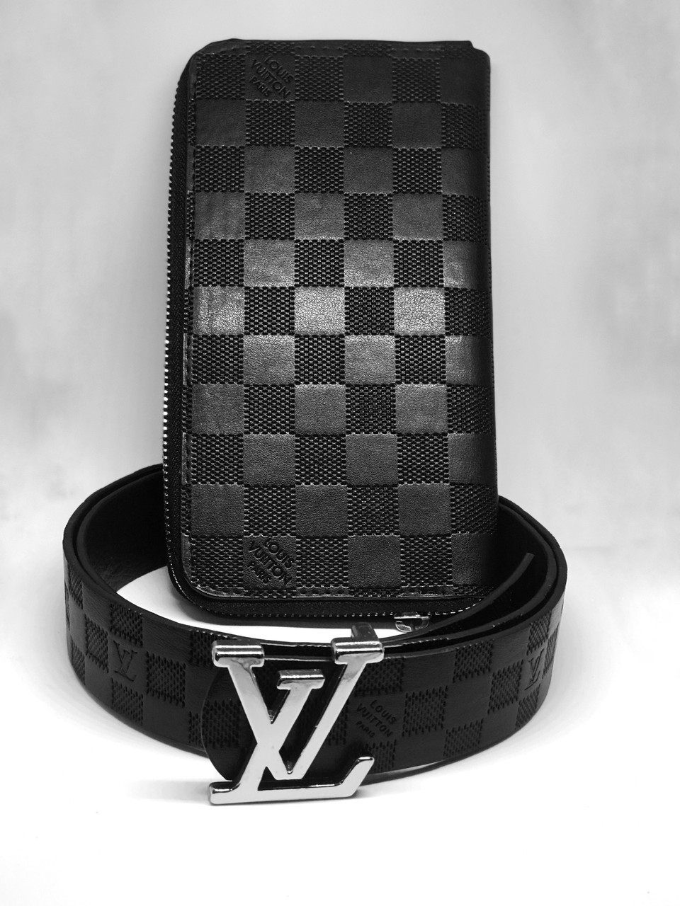 Гаманець +ремінь набір Louis Vuitton