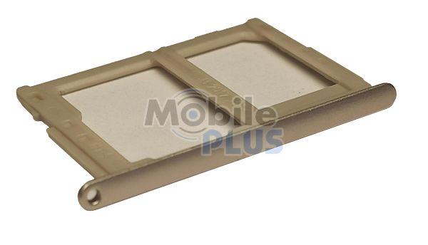 Утримувач Sim-картки (holder) Samsung J330 Gold (Sim2+MicroSD), фото 1