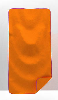 Рушник з нанесенням логотипа помаранчевий