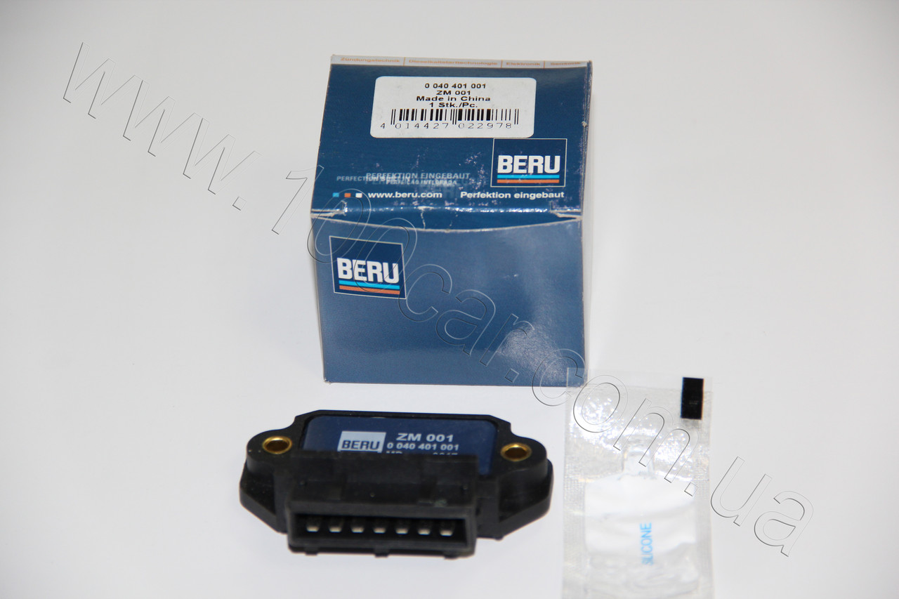 Модуль запалювання (комутатор) Beru ZM 001 0040401001 для Alfa Romeo, BMW, Fiat, Lancia, Mercedes-Benz, Peugeot, Porsche, Renault,