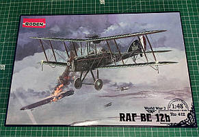 RAF BE 12b. Збірна модель біплана в масштабі 1/48. RODEN 412