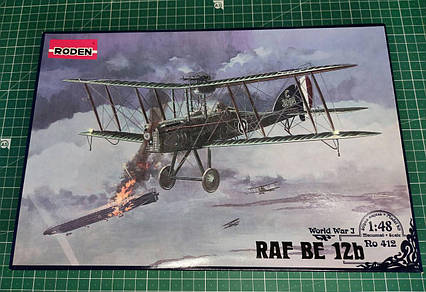 RAF BE 12b. Збірна модель біплана в масштабі 1/48. RODEN 412, фото 1