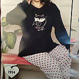 Турецька бавовняна піжама великих розмірів, фото 5