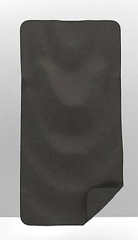 Рушник с нанесенням логотипу, фірмового стилю, брендований чорний