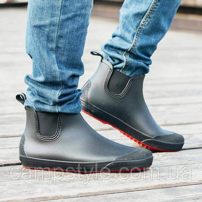 Мужские резиновые ботинки Nordman Beat ПС-30 черные - фото 4 - id-p235220681