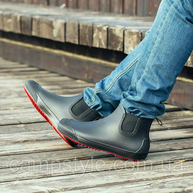 Мужские резиновые ботинки Nordman Beat ПС-30 черные - фото 5 - id-p235220681
