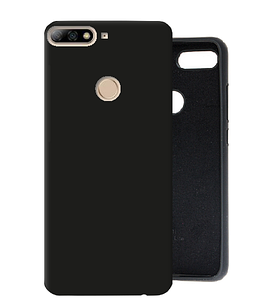 Чехол Silicone Case full для Huawei Y6 Prime 2018 Black