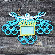 Медальниця плавця. Холдер для плавання. Плавання