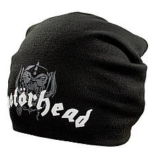 Шапка-біні MOTORHEAD в'язана з принтом
