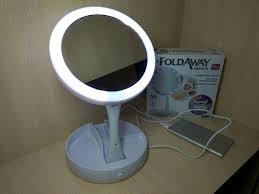 Дзеркало для макіяжу з led підсвічуванням My Foldaway Mirror