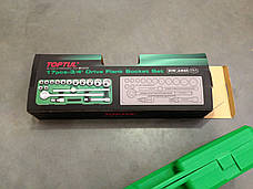 Набір головок, тріскачки і воротка для вантажівки 3/4" 17ед.(12-гр.) TOPTUL GCAI1702, фото 4