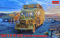 Opel Blitz 3.6 47 Omnibus Stabswagen. Сборная модель в масштабе 1/35. RODEN 810