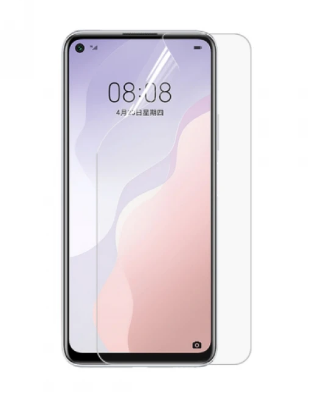 Гідрогелева захисна плівка на HUAWEI Nova 7 SE на весь екран прозора, фото 1