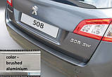 Пластикова захисна накладка на задній бампер для Peugeot 508 SW 2010-2018, фото 3