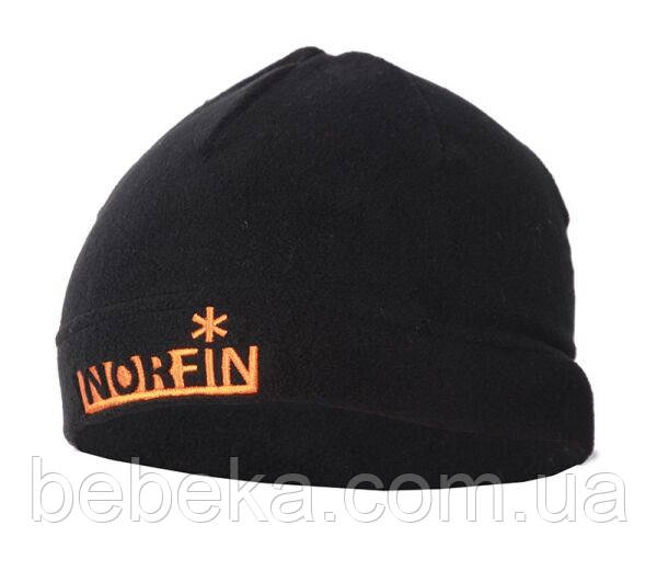 Флісова Шапка підліткова Norfin FLEECE JUNIOR (чорна) р. L (308711-L)
