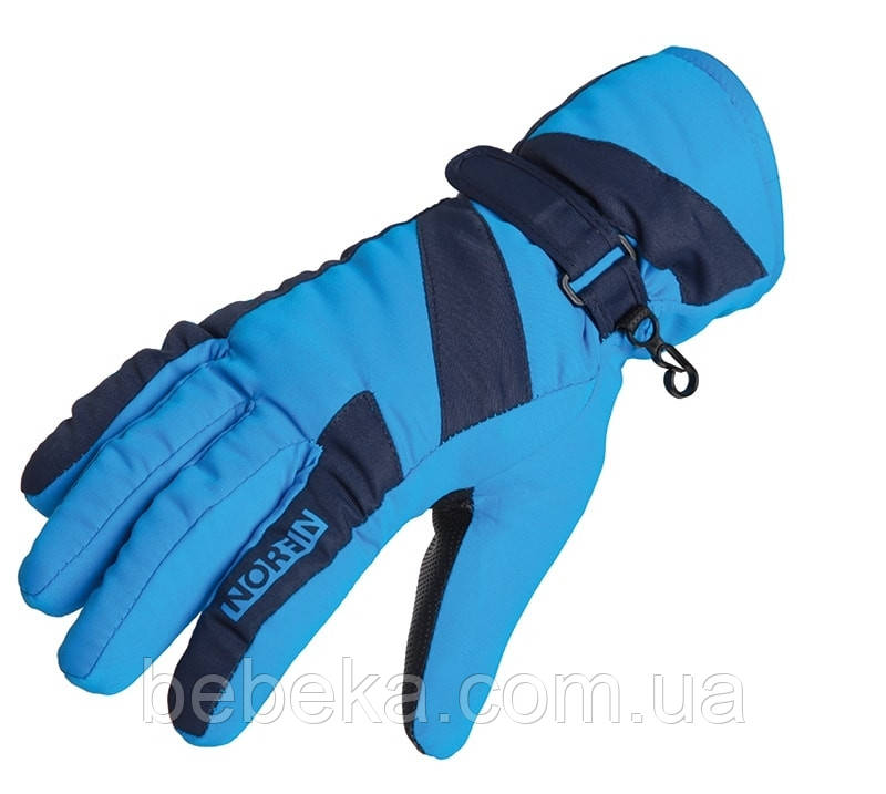 Рукавички мембранні жіночі Norfin Women WINDSTOP BLUE (фліс / утеплювач / PL) р. L (705063-L)