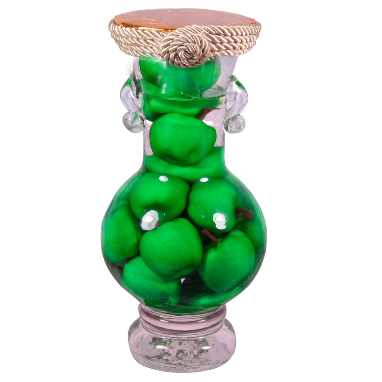 Декоративна пляшка Яблука зелені