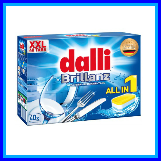 Таблетки для миття посуду Dalli Brillianze 40 шт