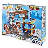 Трек Hot Wheels Хот Вілс Легендарний мега гараж Акула City Ultimate Garage Playset FTB69 оригінал