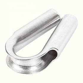 Трубчастий коуш для синтетичного троса 10 мм