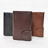 Кардхолдер чоловічий BUONO Leather коричневий, фото 6
