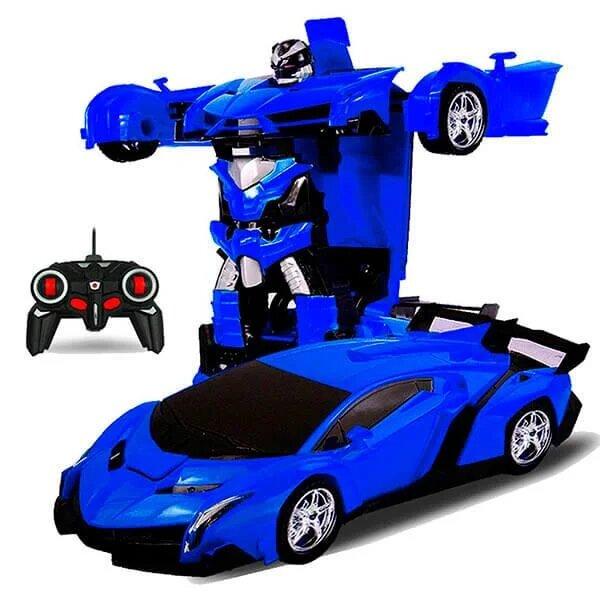 Машинка Трансформер Lamborghini Robot Size 118 Синій
