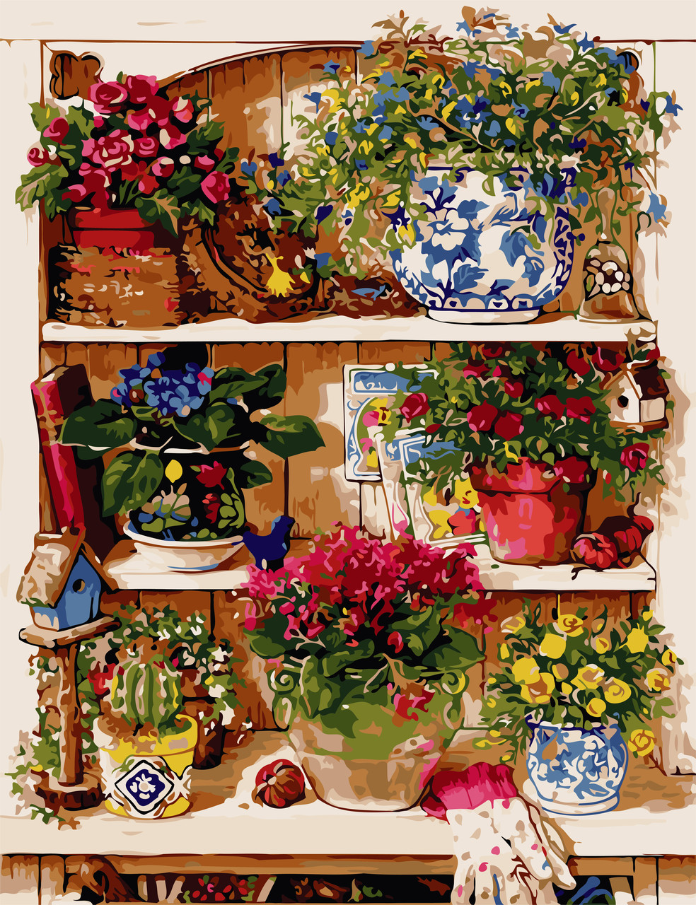 Художній творчий набір, картина за номерами Сільський затишок, 50x65 см, «Art Story» (AS0816)