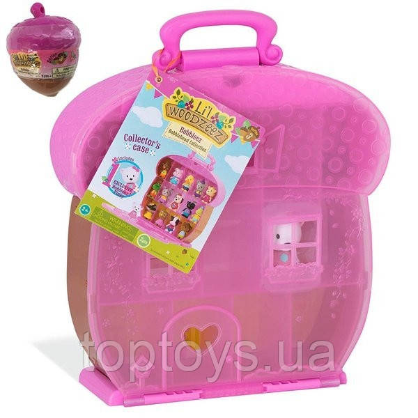 Іграшка Lil Woodzeez Кейс для фігурок рожевий (63601Z)