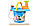 Набір для гри з піском Same Toy Ведерко блакитне 6 предметів (969Ut-1), фото 2