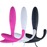 Анальний вібратор силіконовий, корок, втулка, вібромастери простати з пультом, інтимні іграшки лаг, фото 6