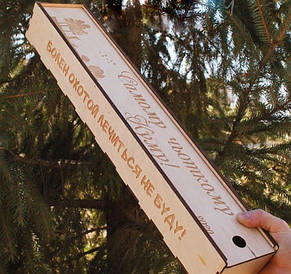 Набір шампурів 12шт залізні ручки в пеналі з гравіюванням ваші написи