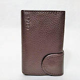 Кардхолдер чоловічий BUONO Leather коричневий, фото 3