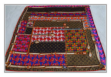 Хустка Louis Vuitton шовк, фото 2