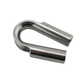 Трубчастий коуш для синтетичного троса 6-7мм