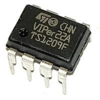 Мікросхема VIPER22A VIPER22, Перетворювач змінного струму на постійний DIP-8